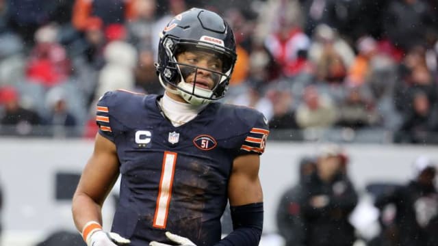 Chicago Bears quarterback Justin Fields